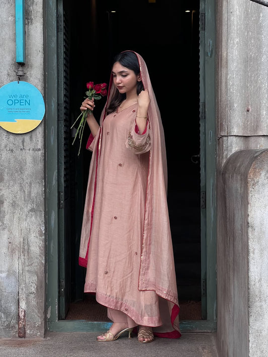 STYLISH HEAVY HANDWORKED SALWAR SET