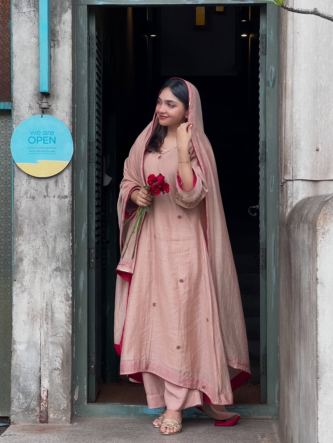 STYLISH HEAVY HANDWORKED SALWAR SET