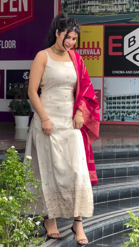 Designer Cotton Kurta Set for Girls and Women