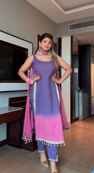 pure embellished cotton kurta