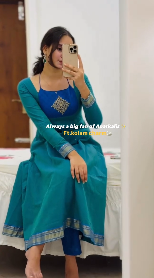 Kurta set Peacock Blue