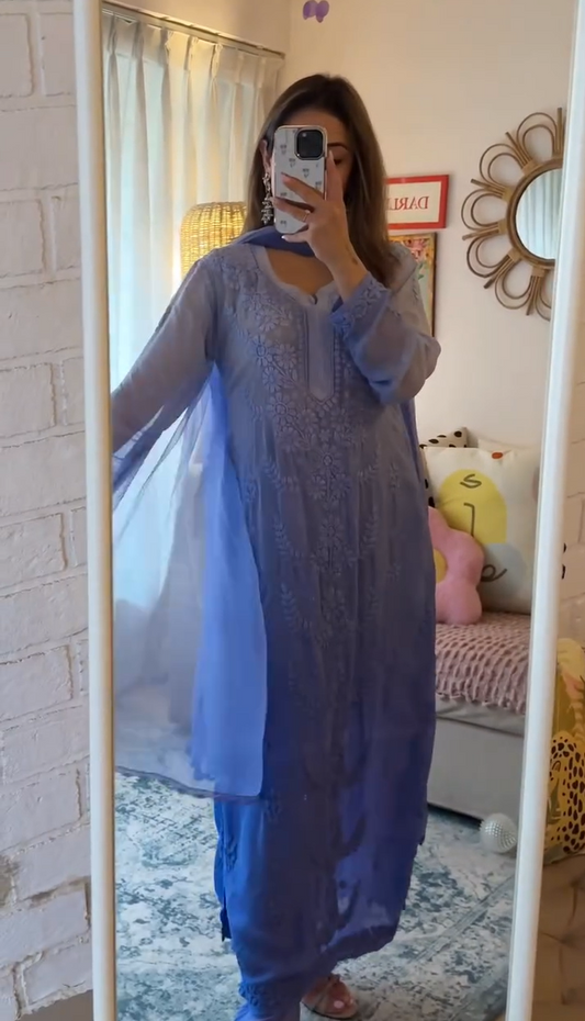 Latest Style Chikankari Kurti set for Women