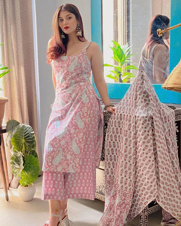 VAIDEHI COTTON SUIT SET